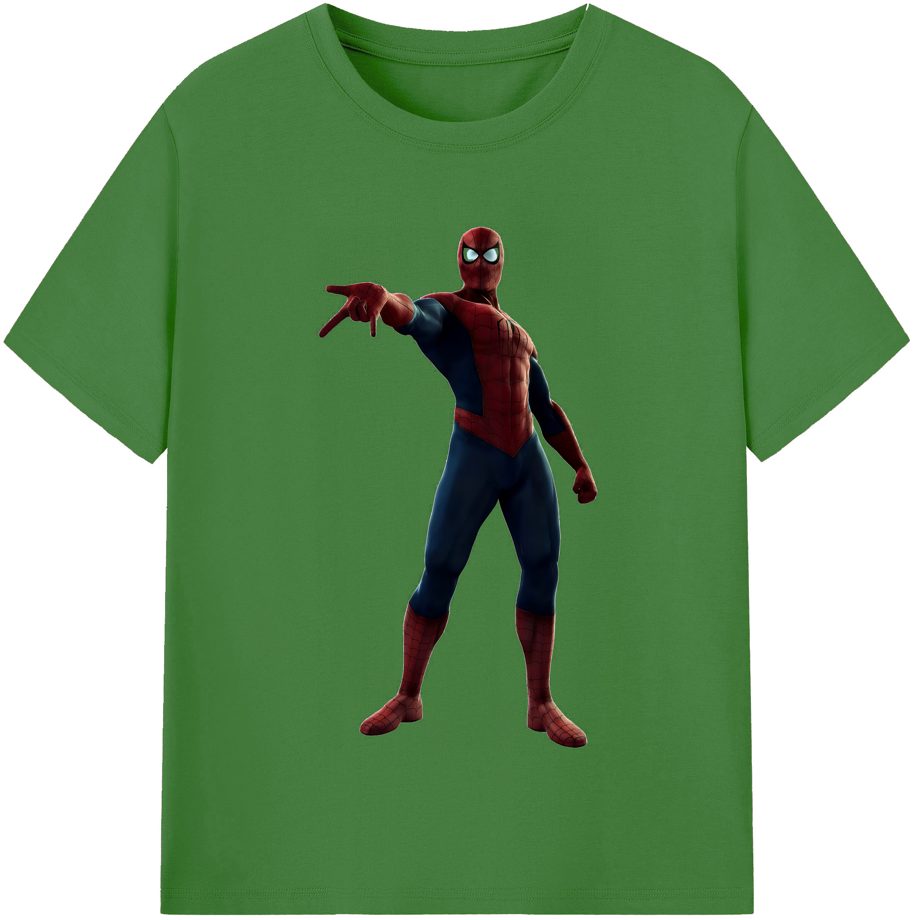 （画像用） Spider Man スパイダーマン レディースカジュアルプリントTシャツ（綿100％）